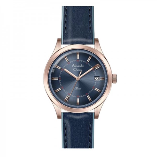 Alexandre Christie AC 2973 Rosegold Blue BDLRGBU